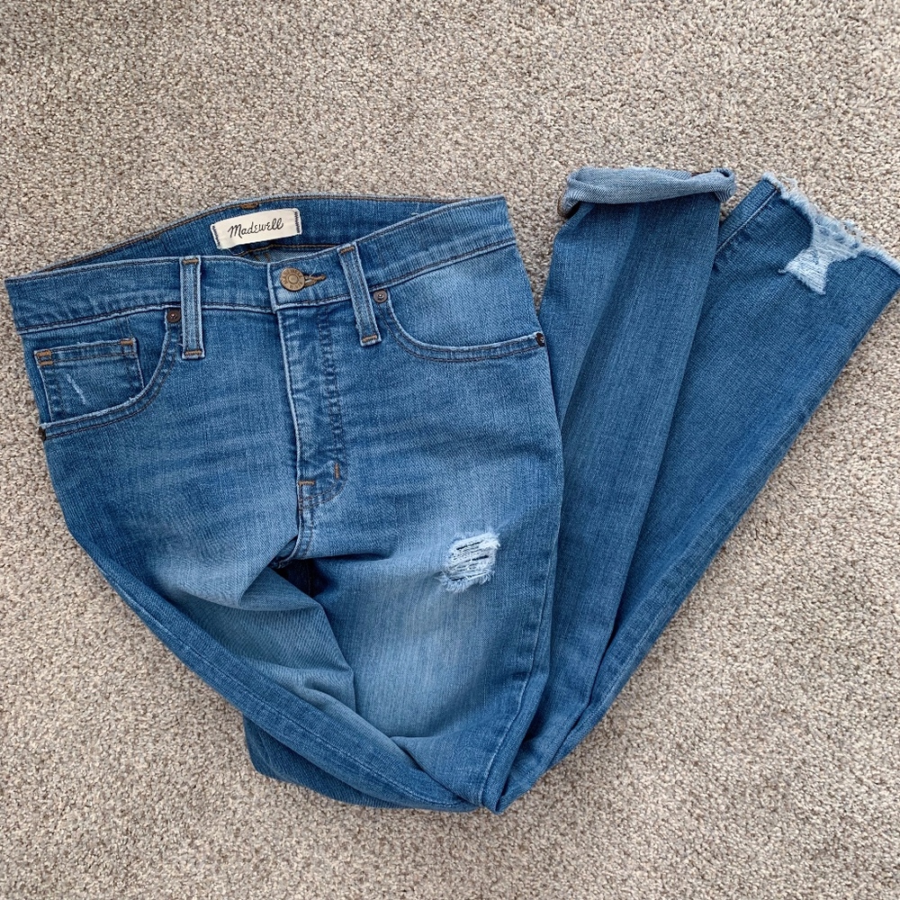 MADEWELL 9" High-Rise Skinny Jeans